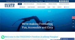 Desktop Screenshot of freediveacademy.com